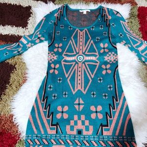 Miami Aztec Sweater Dress